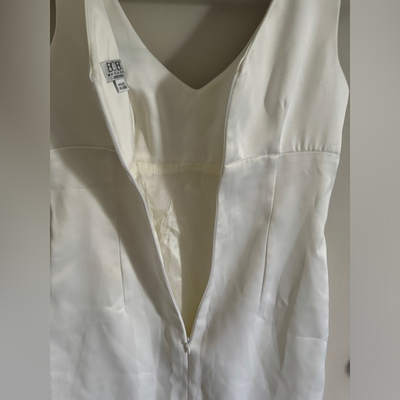 BCBG Max Azria Ivory Sheath Wedding Cocktail Dress Size XS - Picture 6 of 14